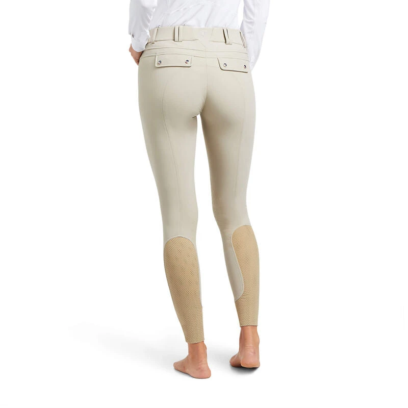 Ariat Ladies Tri Factor Knee Patch Breech - TAN - Image 2