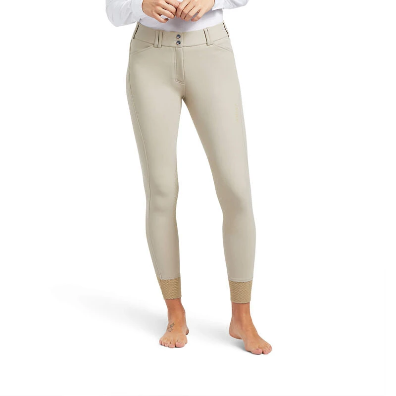 Ariat Ladies Tri Factor Knee Patch Breech - TAN