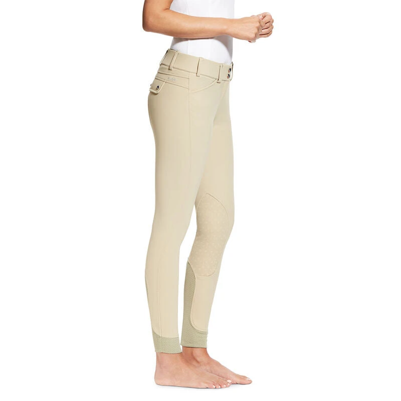 Ariat Ladies Tri Factor Knee Patch Breech - TAN - Image 6