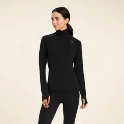 Ariat Women's Venture Long Sleeve Base Layer - BLACK