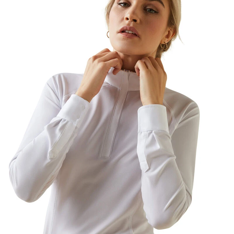 Ariat Women's Sunstopper 2.0 Show Top - WHITE/FLYNN - Image 3