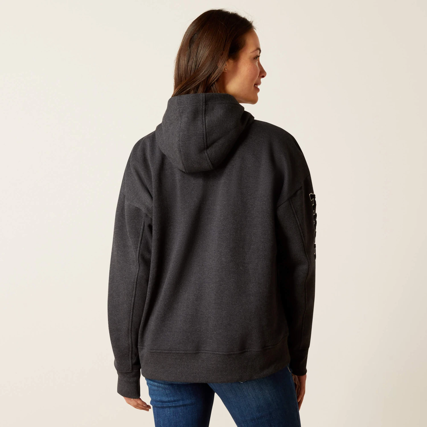 Ariat Rabere Hoodie Sweatshirt - CHARCOAL - Image 4