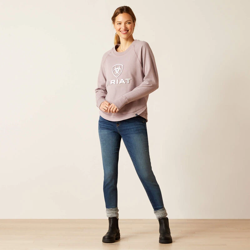Ariat Benicia Sweatshirt - QUAIL - Image 4