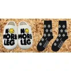 Dreamers & Schemers Slipper And Sock Combo - NO MORE LEG