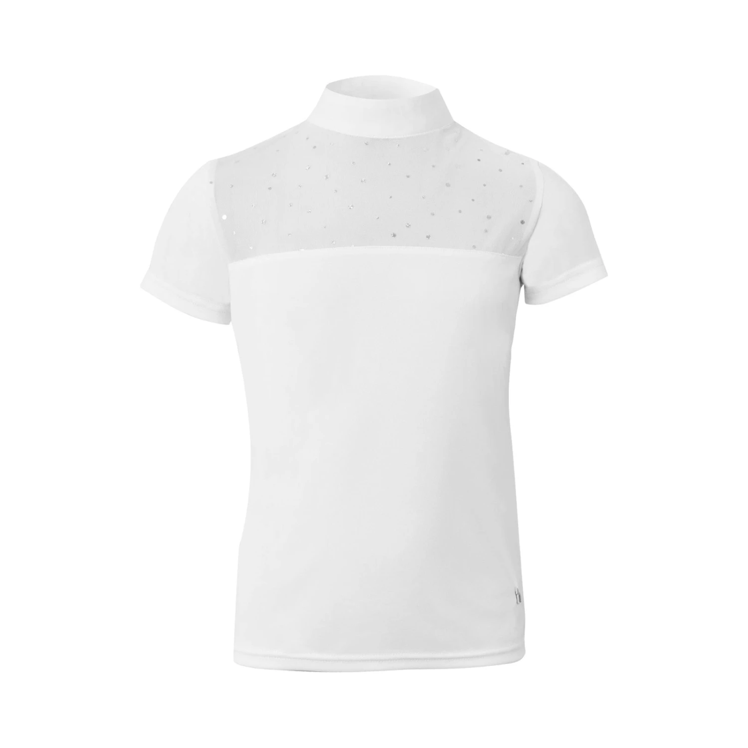 Horze Kaya Kids Show Shirt - WHITE