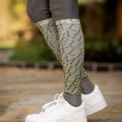 LeMieux Footsie Socks - MOSS FLEUR