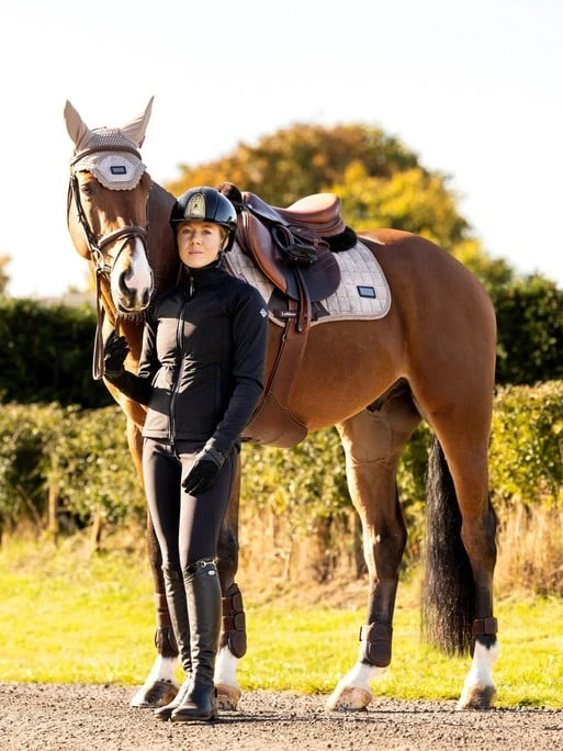 LeMieux RHONE EuroSquare Jump Saddle Pad - PROSECCO - Image 2