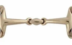 Stubben Steeltec Golden Wings Jointed Snaffle Bit