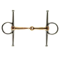 Full Cheek Copper Snaffle Bit 5"