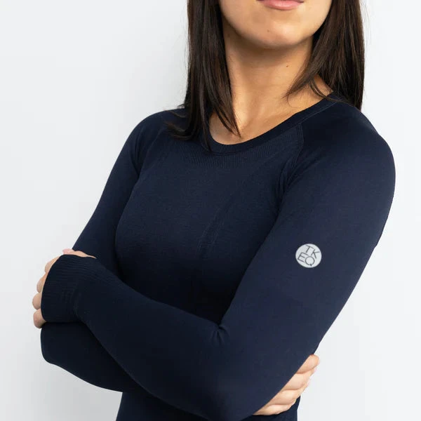 TKEQ Kennedy Seamless Long Sleeve - CLASSIC NAVY - Image 2