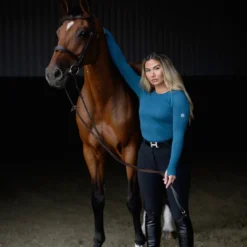 TKEQ Kennedy Seamless Long Sleeve - GULF STREAM