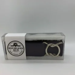 Bedford Jones Belt - Purple With Silver Swizzle 1.5"