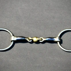 Vision Blue Steel Lozenge Link Loose Ring Snaffle