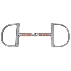 Large Dee Ring Copper Roller Snaffle