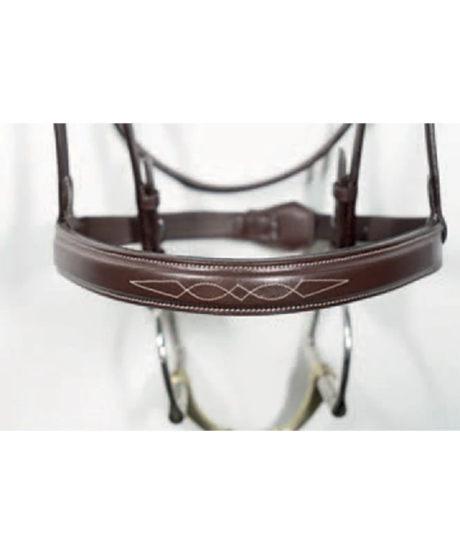 Signature By Antares Fancy Hunter Bridle With Wide Noseband - Image 2