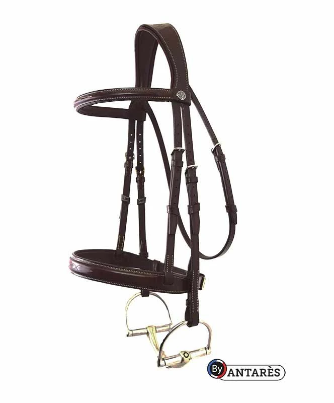 Signature By Antares Fancy Hunter Bridle With Wide Noseband