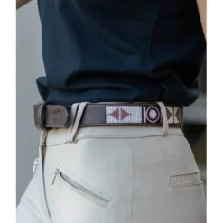 PÉNÉLOPE Penelope Pearl Belt - HAVANA