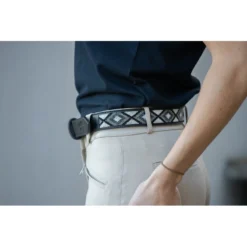 PÉNÉLOPE Penelope Pearl Belt - BLACK