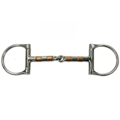 Dee Ring Copper Roller Snaffle