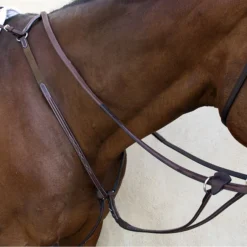 Nunn Finer Bellissimo Hunt Breastplate With Elastic Havana
