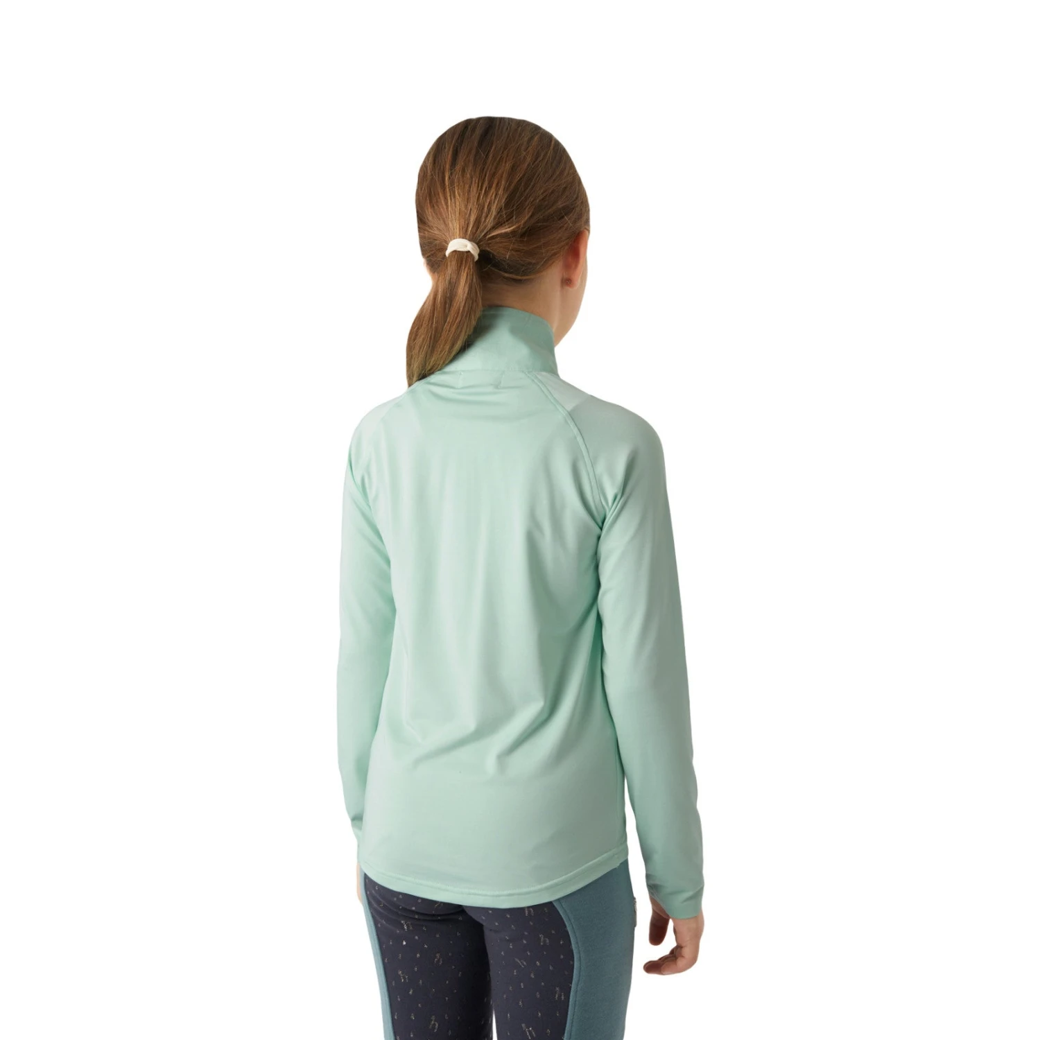 Horze Lola Kids Long Sleeve Half Zip Top - Image 2