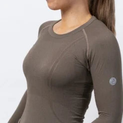 TKEQ Kennedy Seamless Long Sleeve - SUEDE