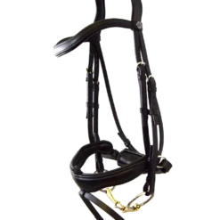 Signature By Antares Dressage Flash Noseband Snaffle Bridle W/Crank