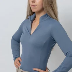 TKEQ The Quinn Essential Long Sleeve Top - MONACO