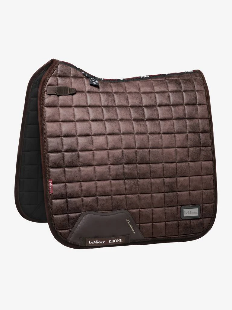 LeMieux RHONE Dressage Saddle Pad - ESPRESSO