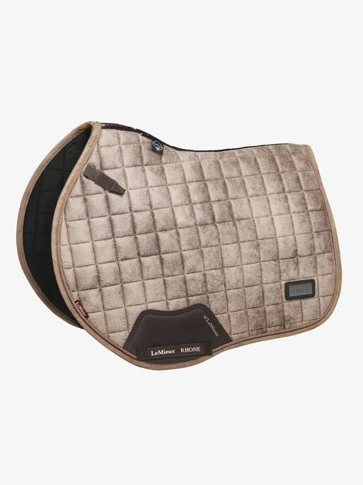 LeMieux RHONE EuroSquare Jump Saddle Pad - PROSECCO