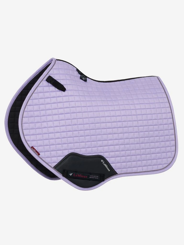 LeMieux Suede Close Contact Saddle Pad - WISTERIA - Image 2