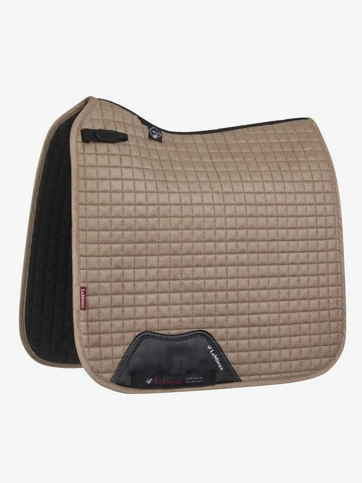 LeMieux Suede Dressage Saddle Pad - MINK