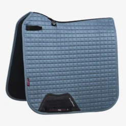 LeMieux Suede Dressage Saddle Pad - ICE BLUE