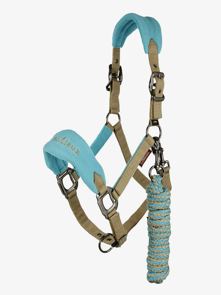 LeMieux Vogue PONY Headcollar And Leadrope - AZURE