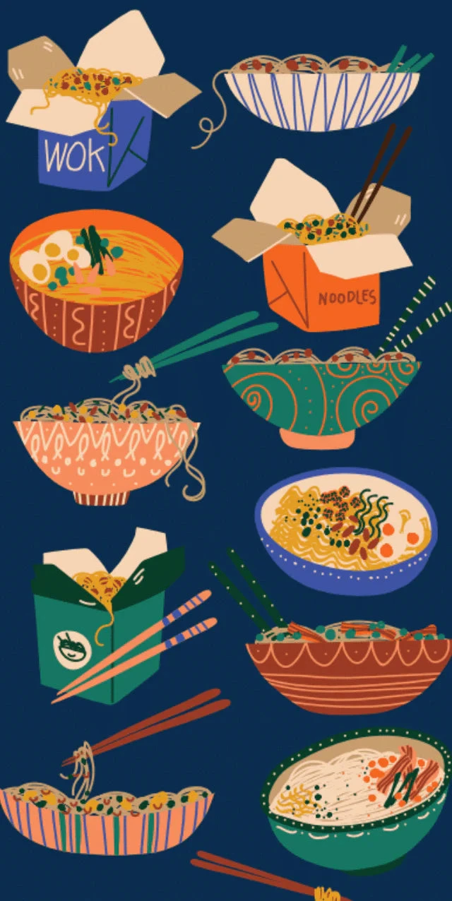 Dreamers & Schemers Boot Sock - Oodles Of Noodles - Image 2