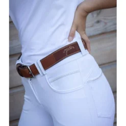 PÉNÉLOPE Penelope Pearlog Belt - BRANDY