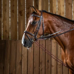 Dy'on Working Collection Leather/Nylon Draw Reins