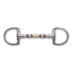 Stubben Steeltec Waterford Dee Ring Snaffle Bit