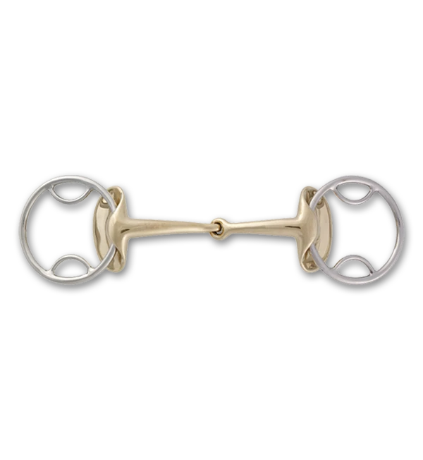 Stubben Steeltec Golden Wings 4 In 1 Gag Bit