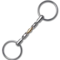 Stubben Steeltec Waterford Loose Ring Snaffle Bit