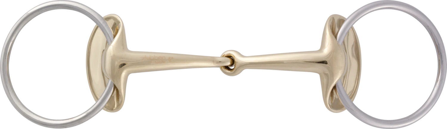 Stubben Steeltec Golden Wings Snaffle Bit