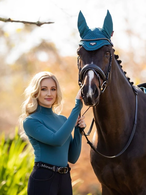LeMieux LOIRE Fly Hood - MARINE - Image 3