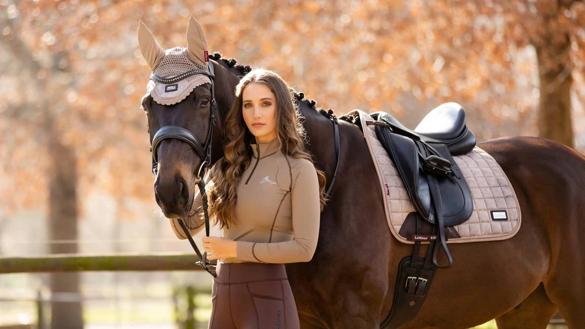 LeMieux RHONE Dressage Saddle Pad - PROSECCO